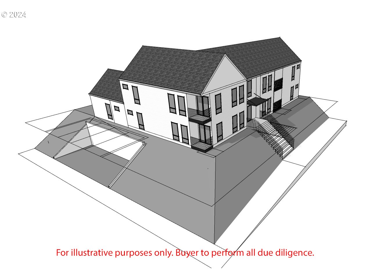 4th Street Astoria, OR 97103 - Photo 5 of 16 a black and white photo of a house