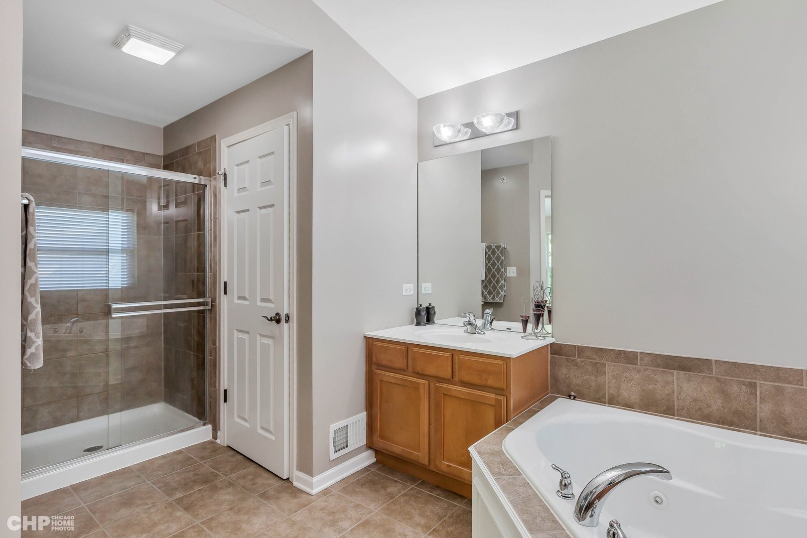 917 Blue Ridge Drive Streamwood, IL 60107 - Photo 20 of 46 a bathroom with a sink a toilet and shower