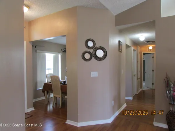 a view of a hallway with interior of the house