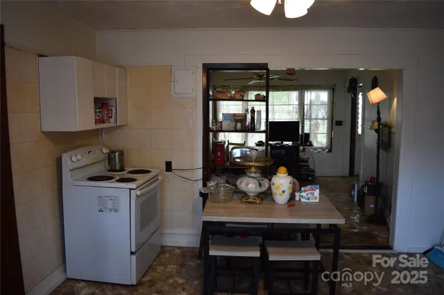 a view of a house with a patio