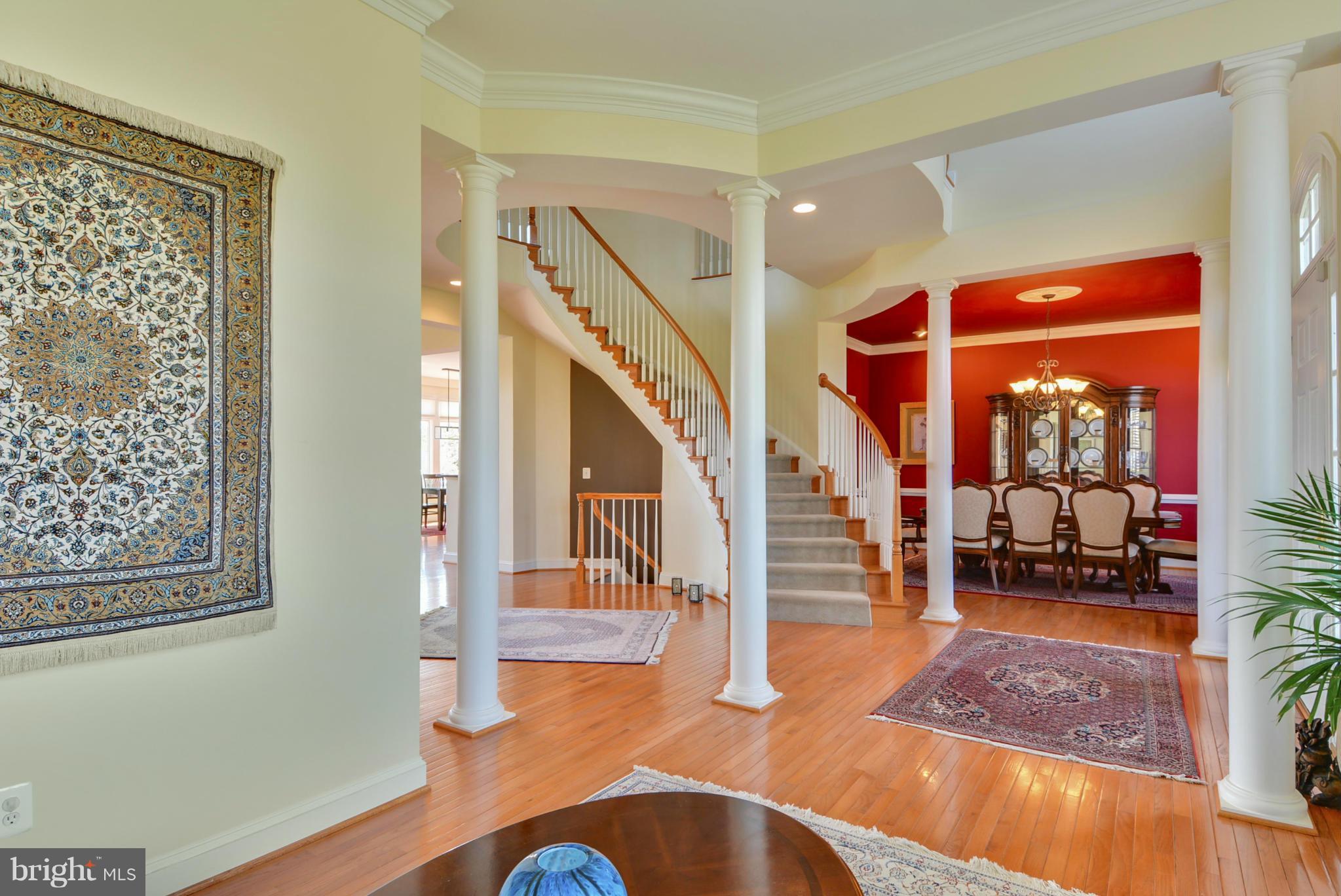 17086 Winning Colors Place Leesburg, VA 20176 - Photo 12 of 29 view from living room prior to new floors/paint