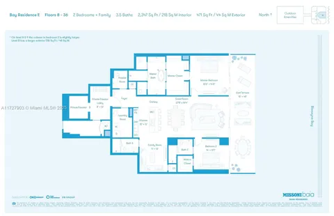$2,790,000 | 700 Northeast 26th Terrace, Unit 3602, Miami, FL 33137