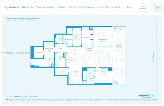 $2,790,000 | 700 Northeast 26th Terrace, Unit 3602, Miami, FL 33137