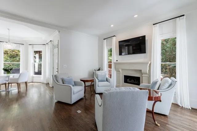 a view of a workspace with furniture