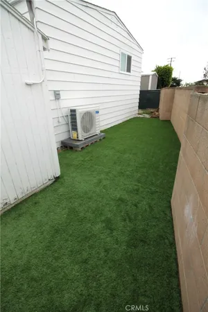 a backyard of a house