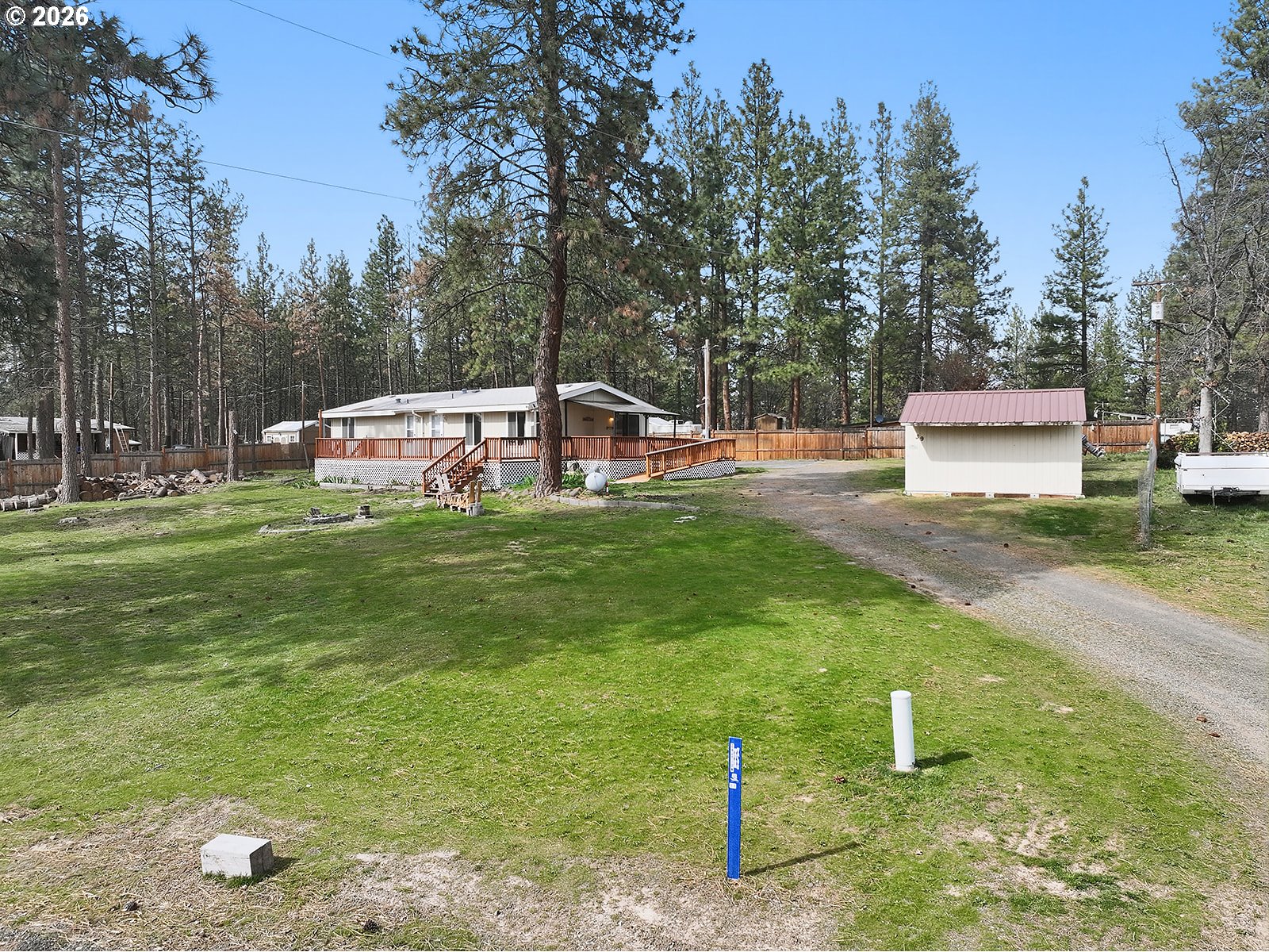 39 North Eagle Point Road Tygh Valley, OR 97063 - Photo 33 of 35 a view of a house with a yard