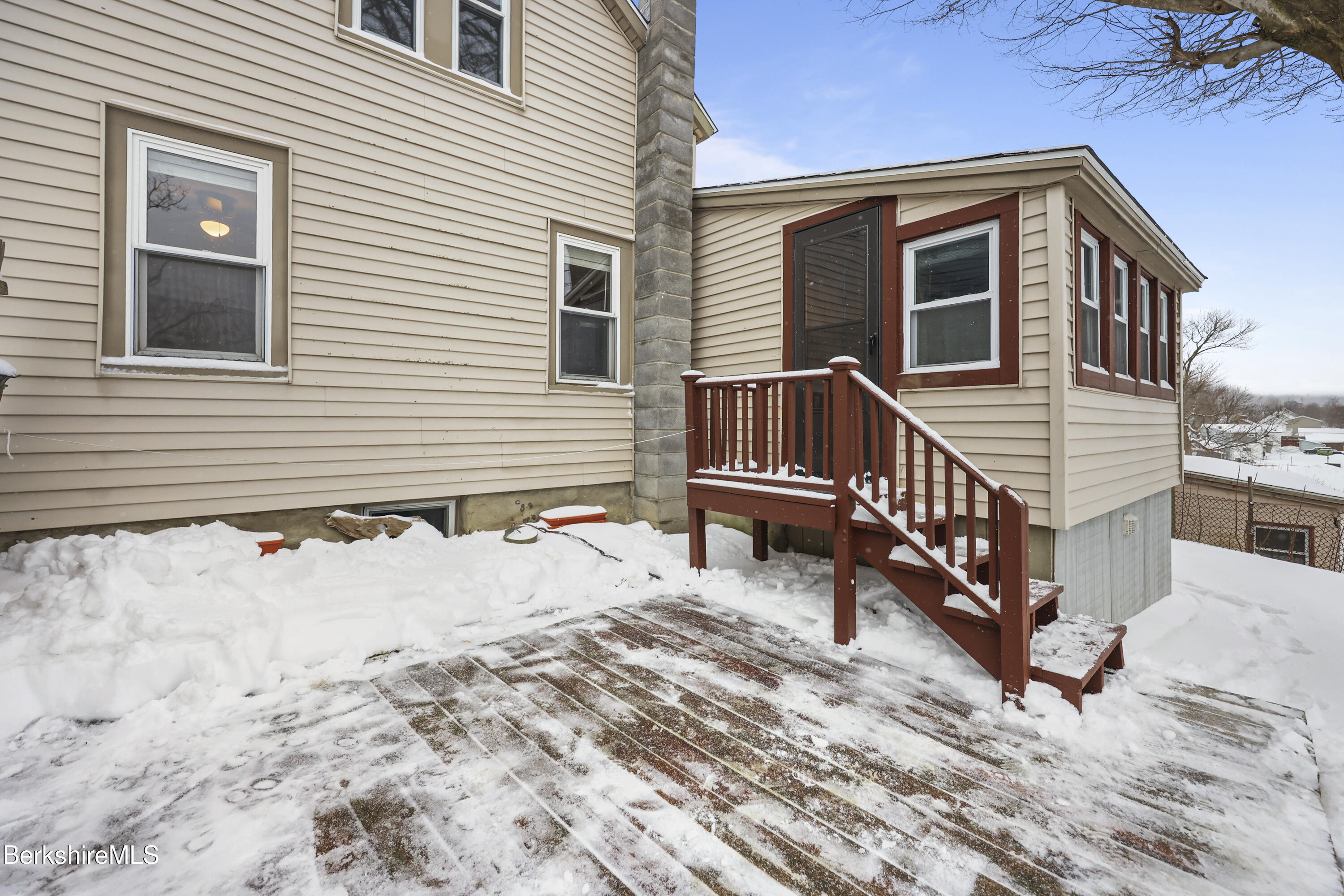 176 North Summer Street Adams, MA 01220 - Photo 28 of 31 a view of a house with a wooden fence