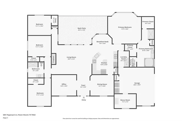 $2,800,000 | 6001 Pepperport Lane, Double Oak, TX 75022