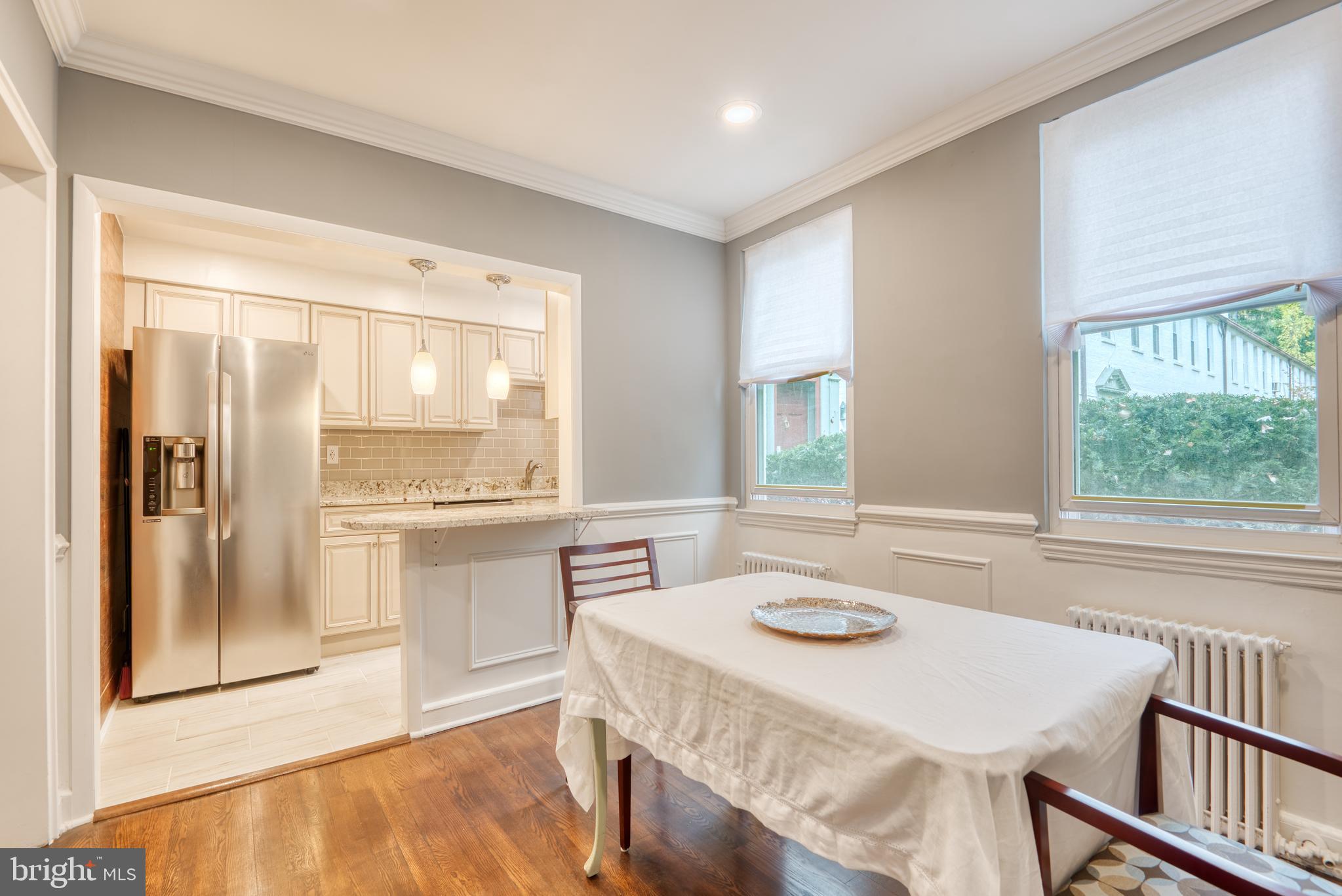 5203 Falls Road, Unit 5 Baltimore, MD 21210 - Photo 8 of 27 Kitchen to Dining Room