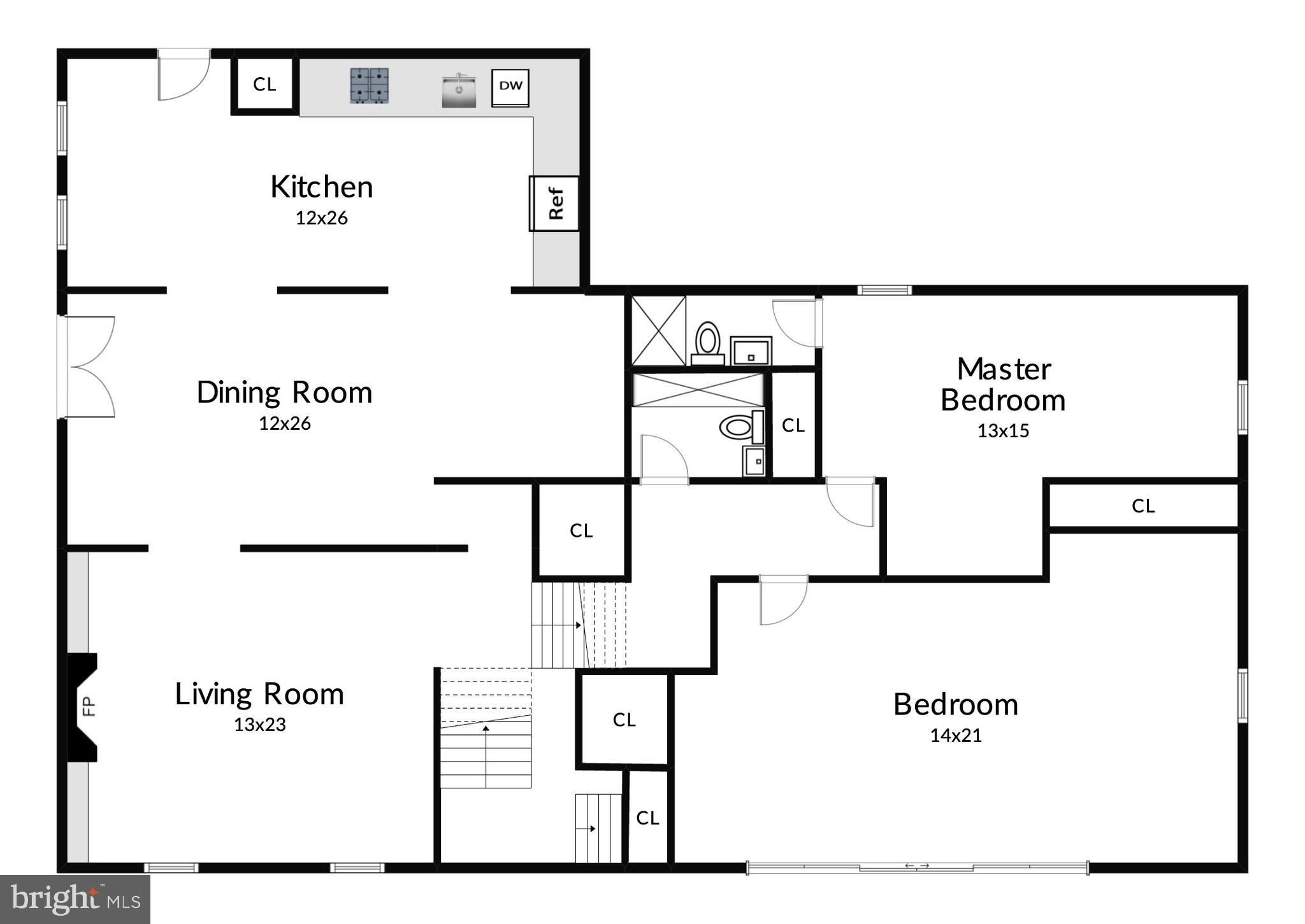 512 Chesterville Road Landenberg, PA 19350 - Photo 45 of 47 Upper Level Floorplan