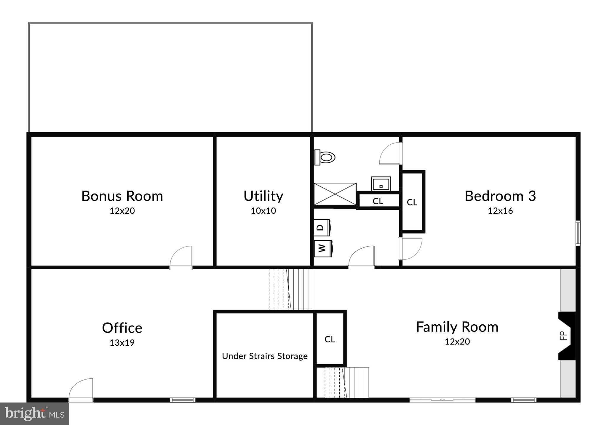 512 Chesterville Road Landenberg, PA 19350 - Photo 46 of 47 Lower Level Floorplan
