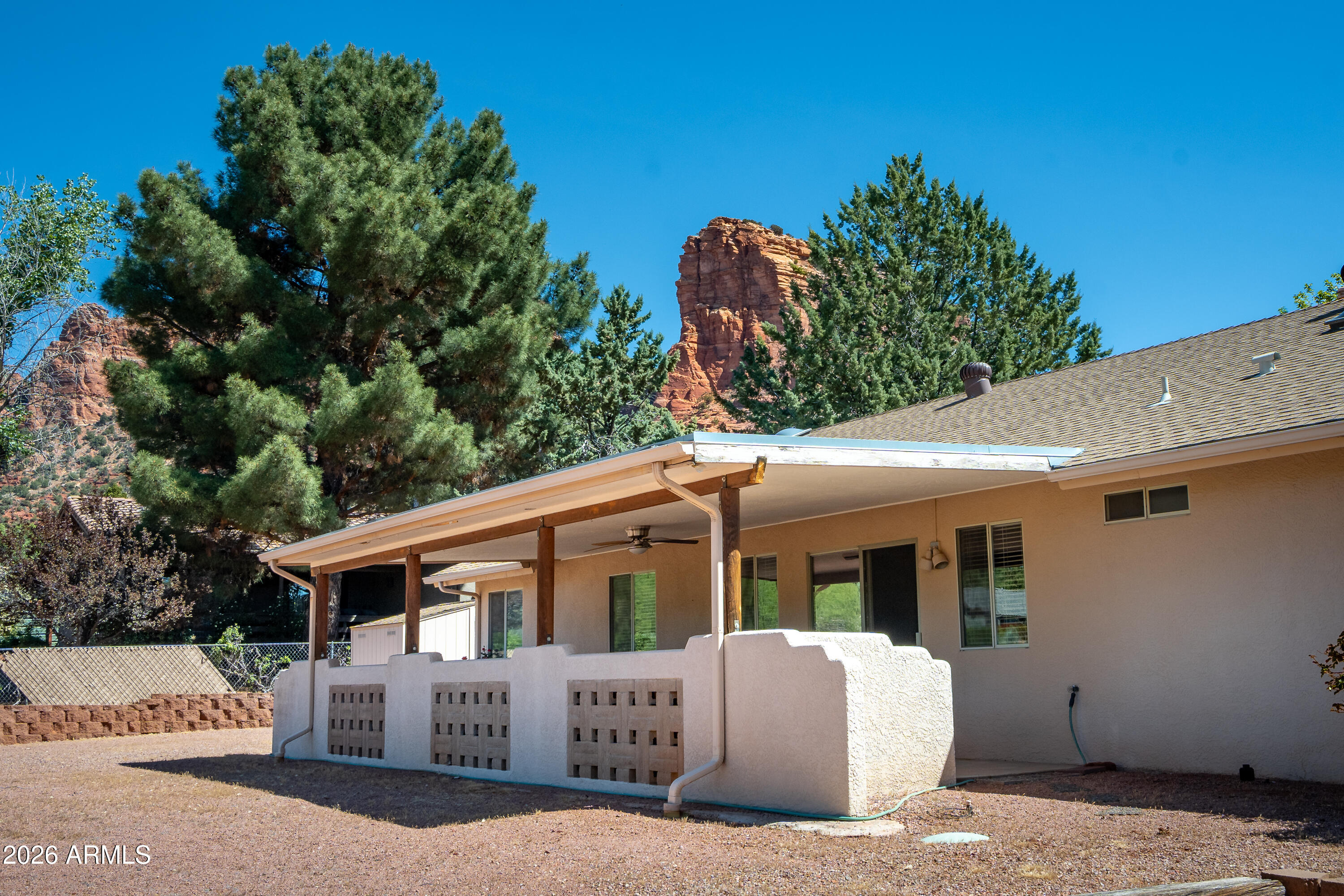 105 Redrock Road Sedona, AZ 86351 - Photo 26 of 35 Backyard