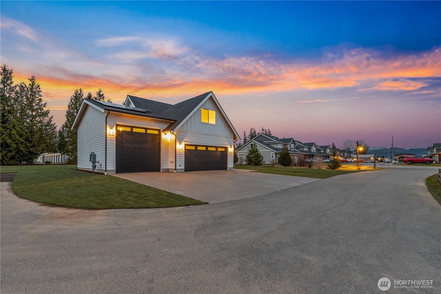 6917 Red Ridge Drive Lynden, WA 98264 - Photo 34 of 40 a view of a house with a big yard