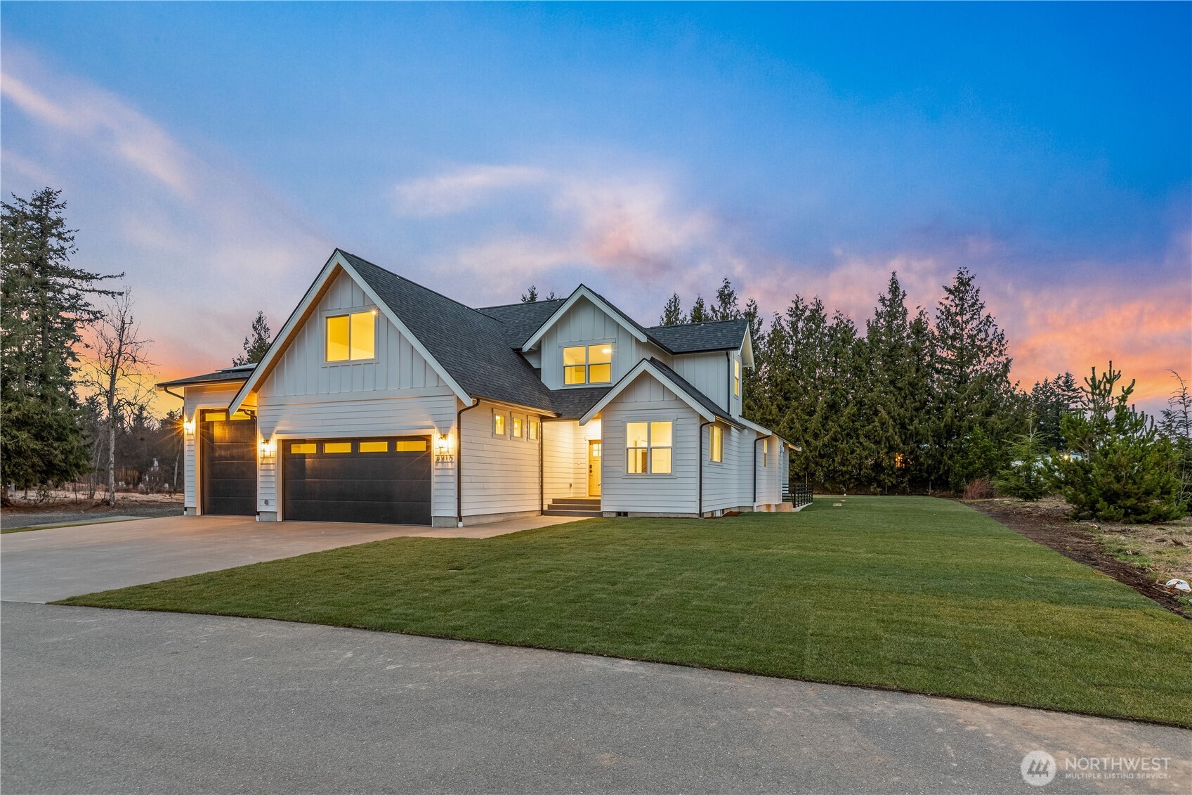 6917 Red Ridge Drive Lynden, WA 98264 - Photo 38 of 40 a view of house with a big yard and large trees