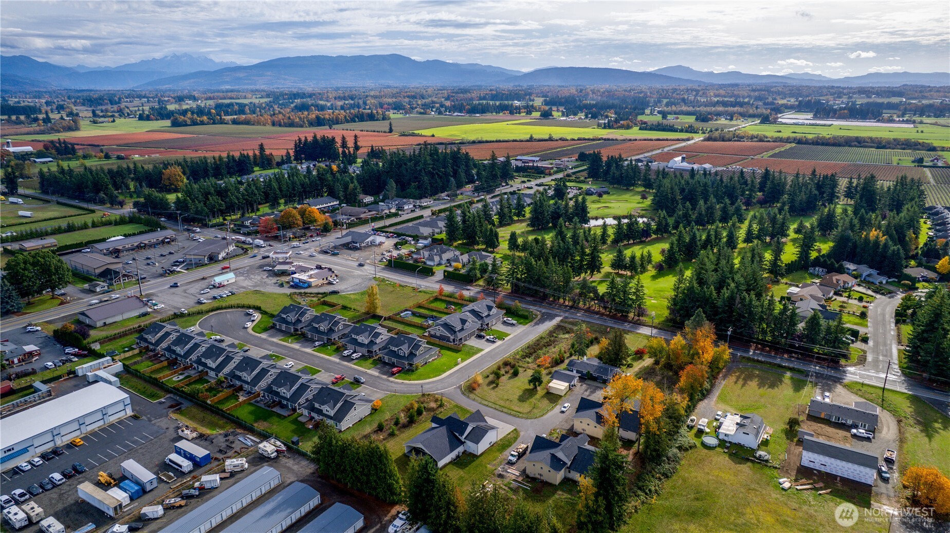 6917 Red Ridge Drive Lynden, WA 98264 - Photo 39 of 40 a view of a city with lake view