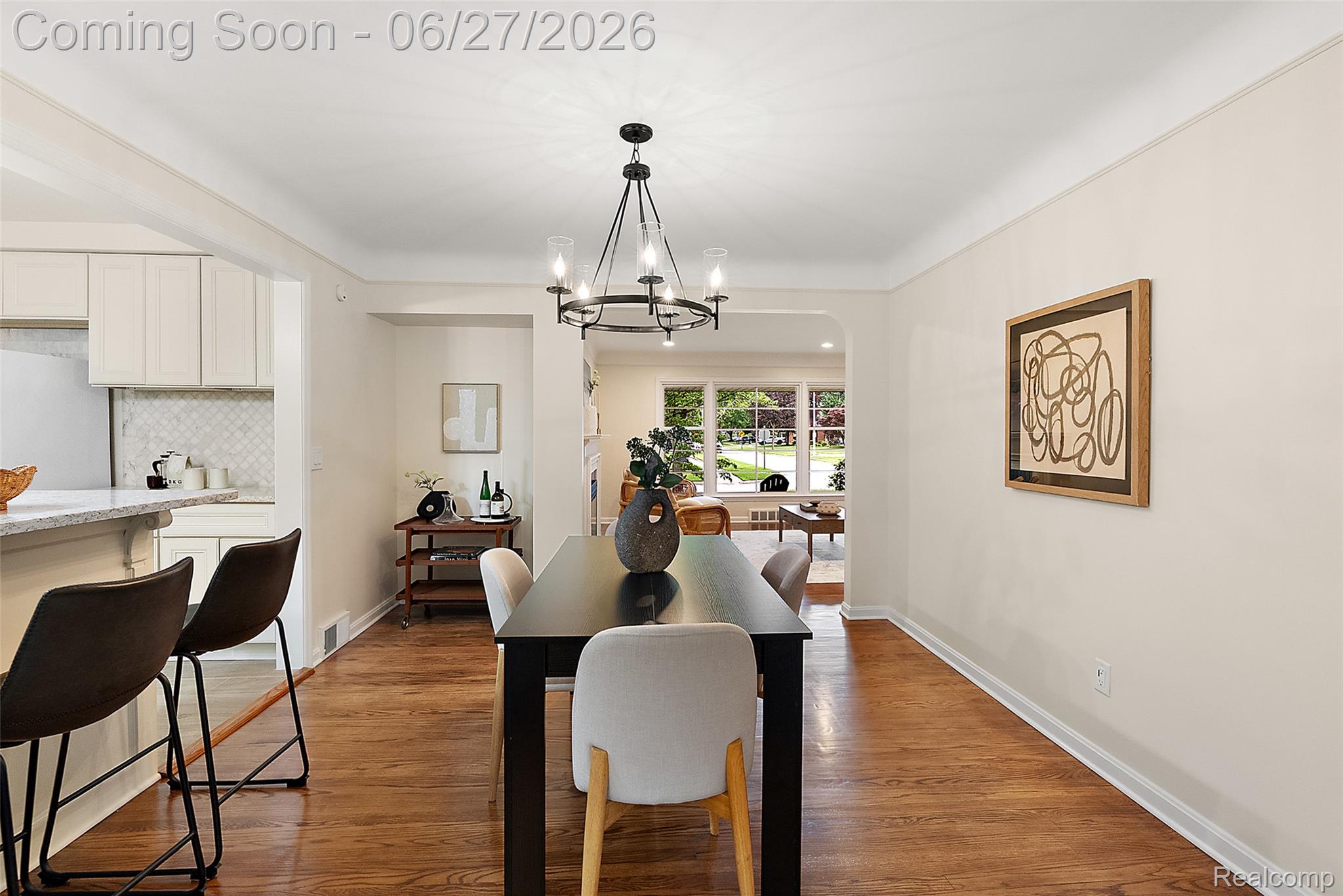 21235 River Road Grosse Pointe, MI 48236 - Photo 8 of 39 a large dining area blends with the kitchen