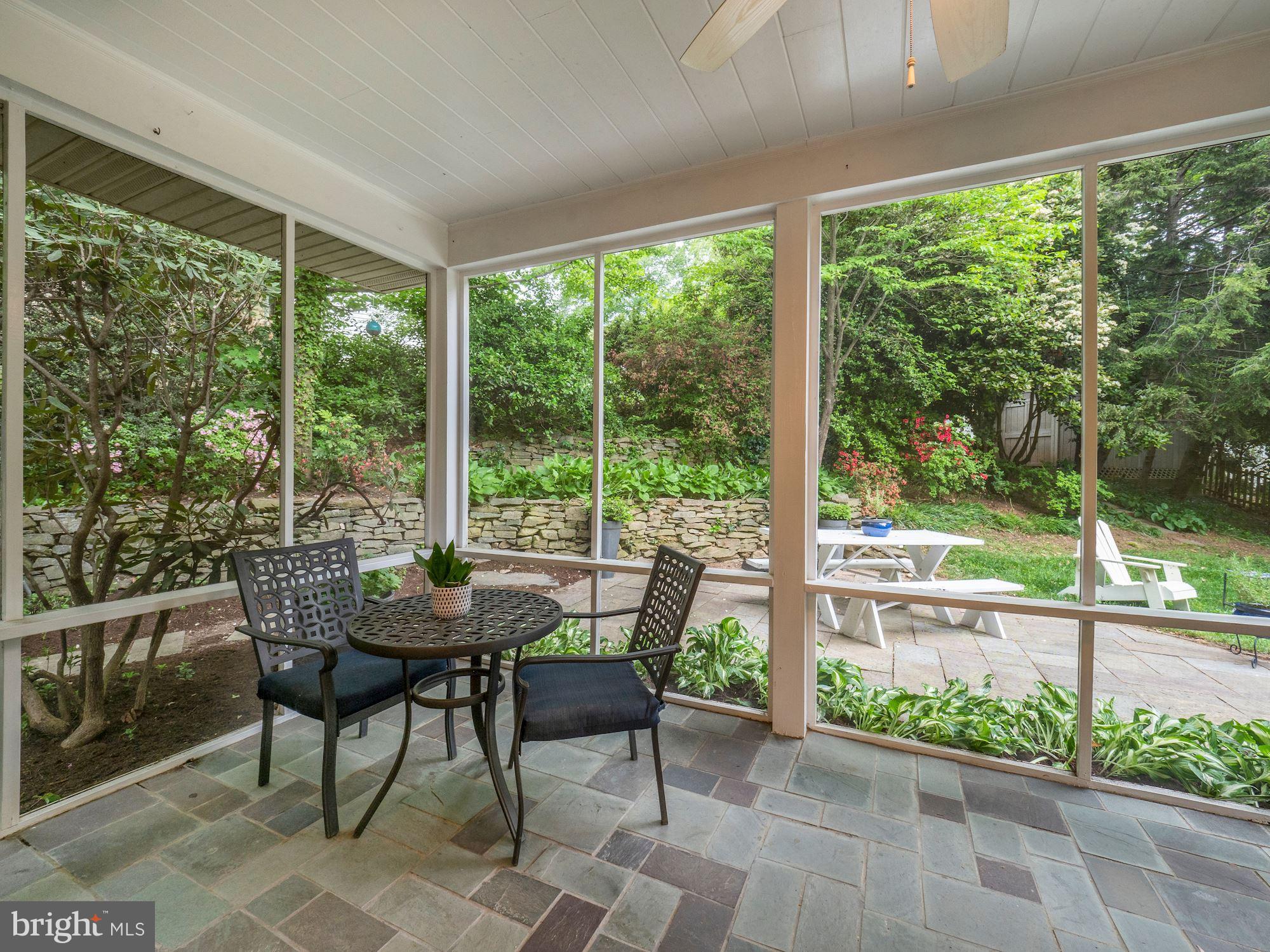 5601 Knollwood Road Bethesda, MD 20816 - Photo 23 of 27 Screen porch and patio