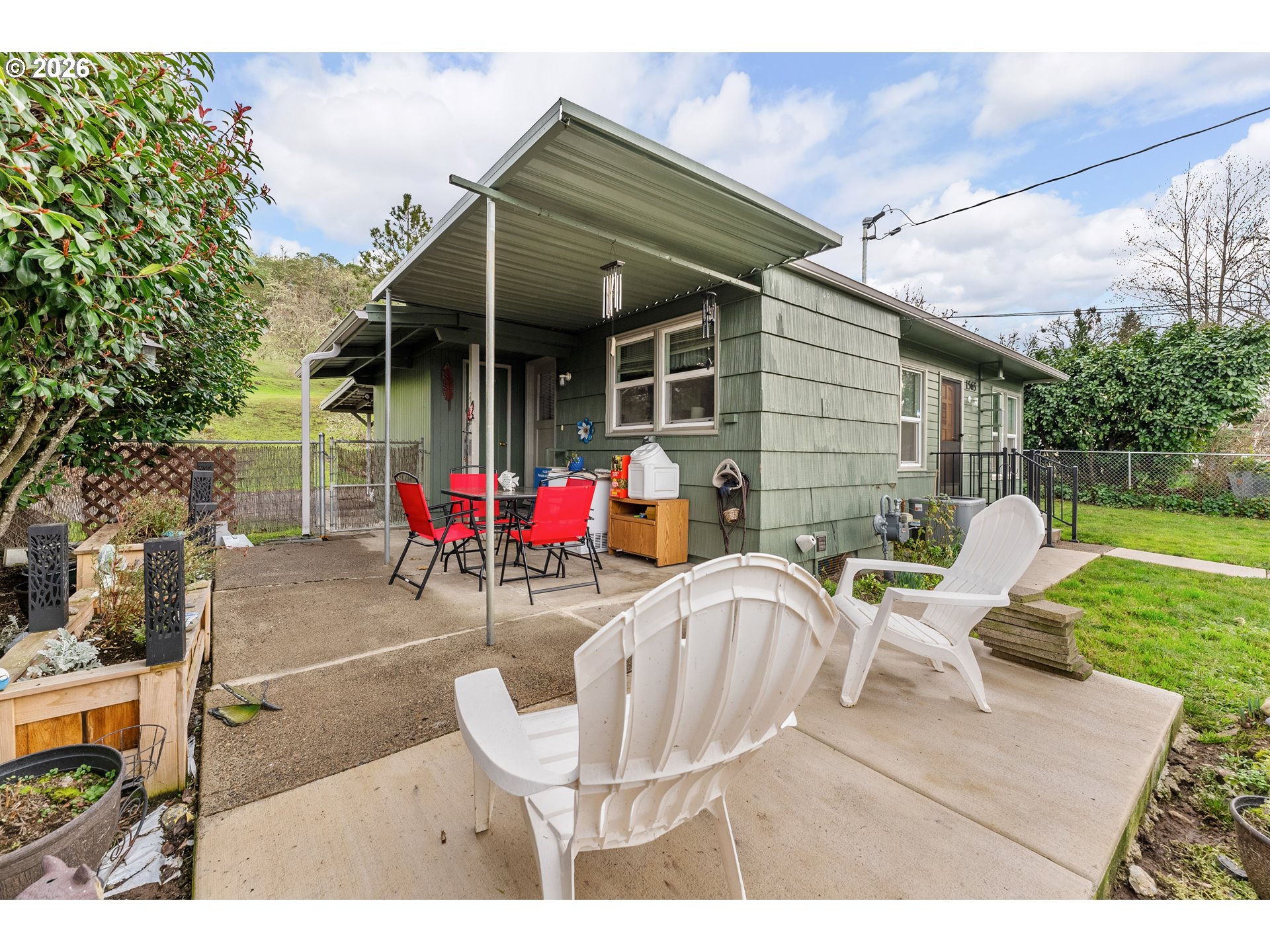 1565 Northeast Todd Street Roseburg, OR 97470 - Photo 19 of 25 a view of house with backyard and furniture