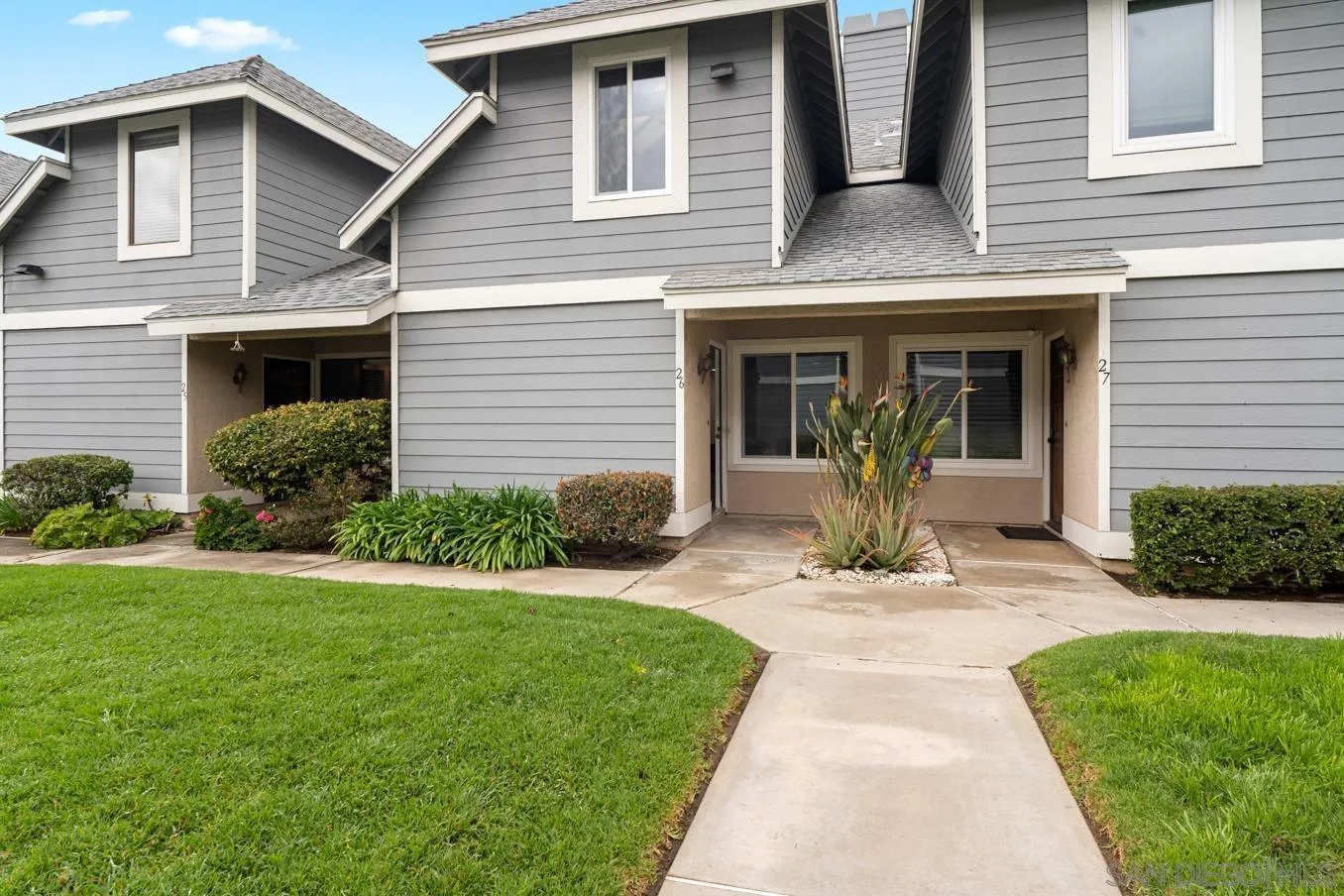 13221 Westmark Way, Unit 26 Poway, CA 92064 - Photo 30 of 42 a view of a house with backyard and porch
