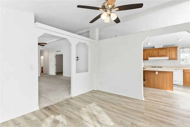 a view interior of the house and kitchen