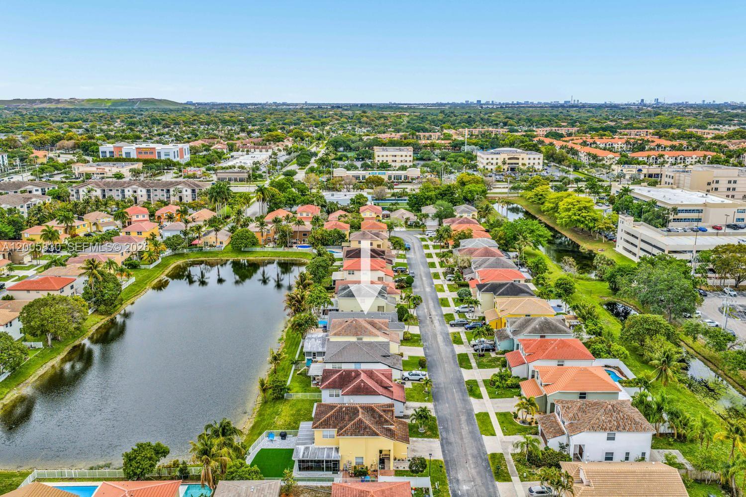 5861 South Sable Circle Margate, FL 33063 - Photo 40 of 56 an aerial view of residential building with outdoor space