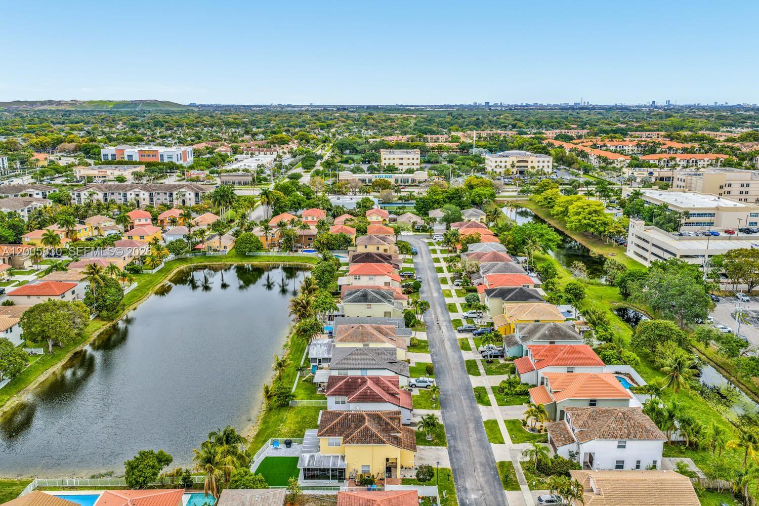 5861 South Sable Circle Margate, FL 33063 - Photo 41 of 56 an aerial view of residential building with outdoor space