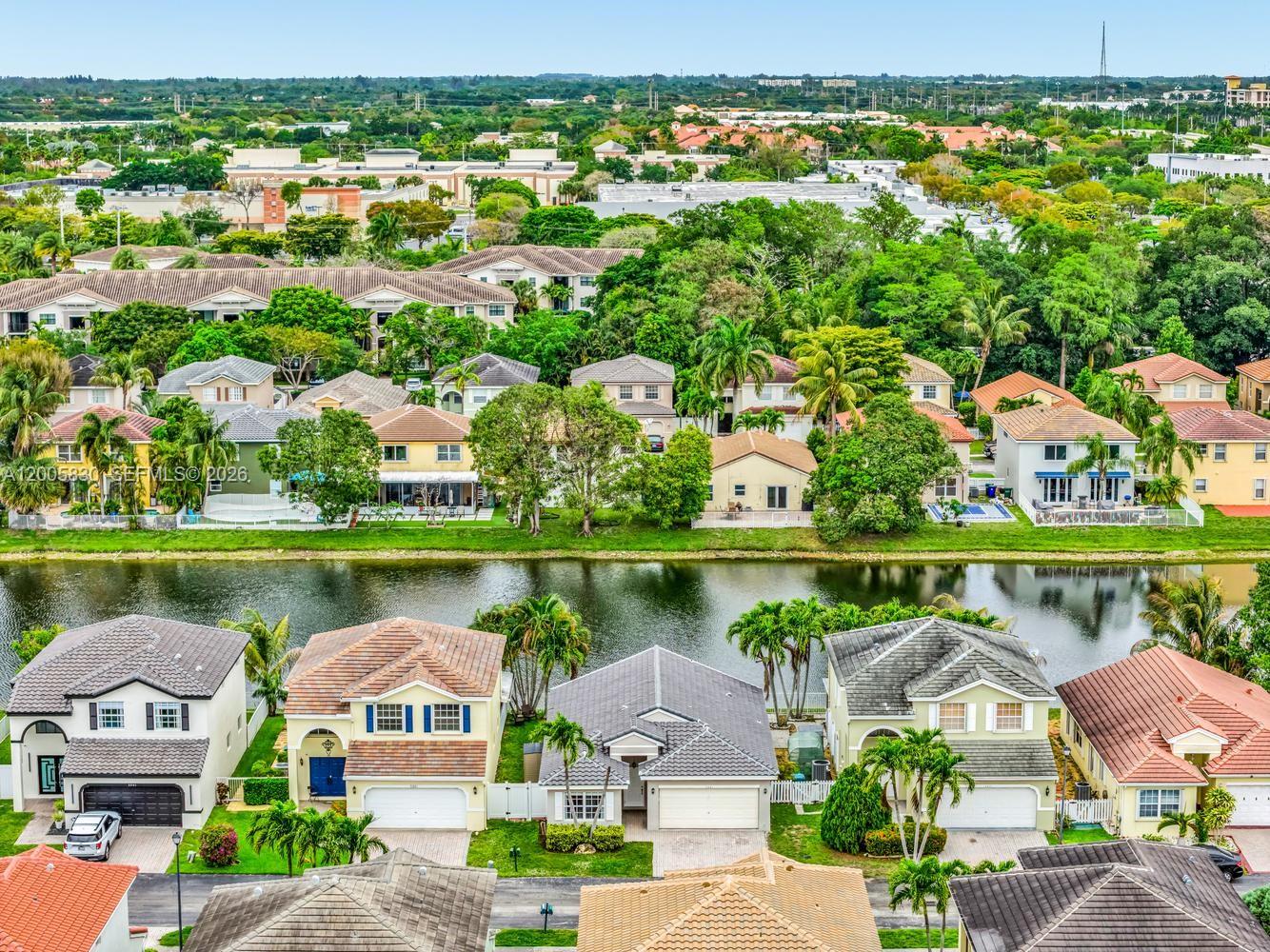 5861 South Sable Circle Margate, FL 33063 - Photo 43 of 56 an aerial view of a city with lake view