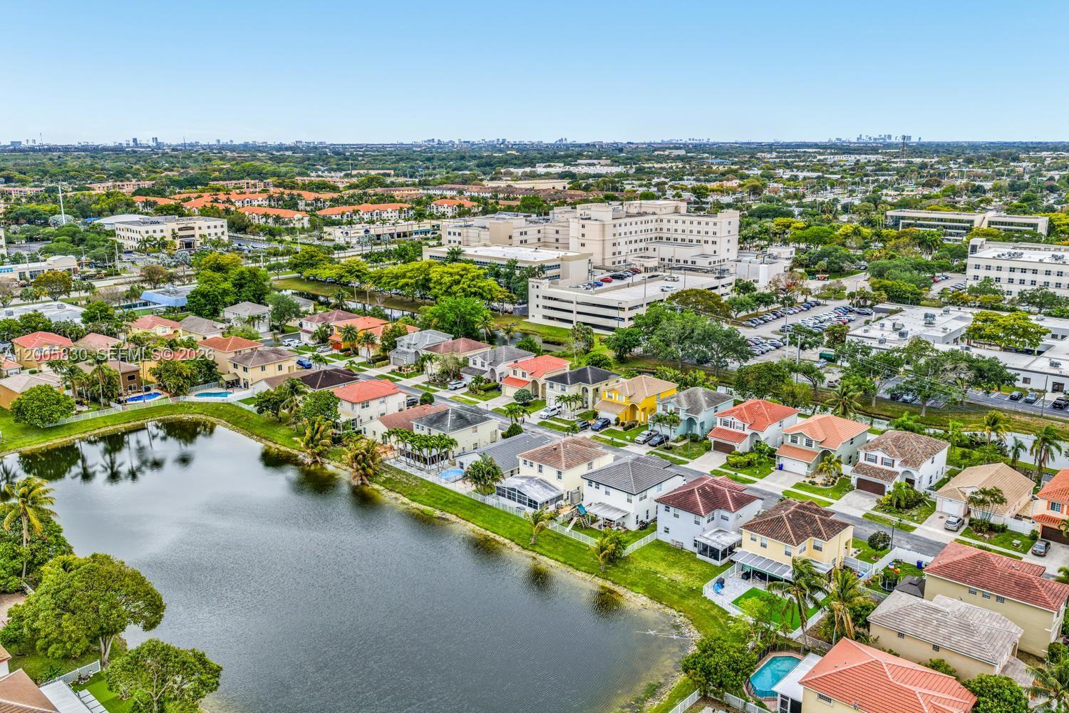 5861 South Sable Circle Margate, FL 33063 - Photo 49 of 56 a city view with lake view