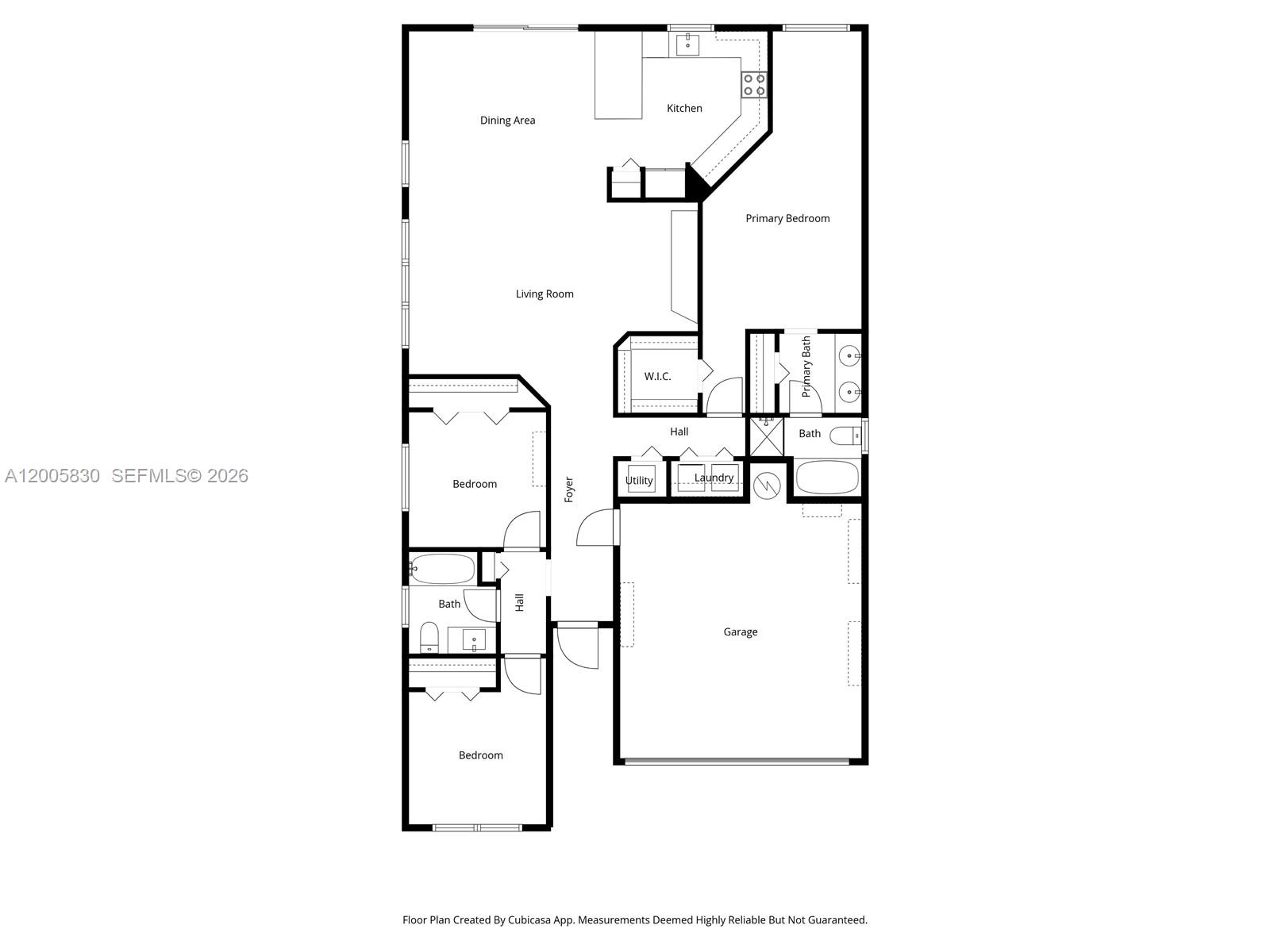 5861 South Sable Circle Margate, FL 33063 - Photo 55 of 56 a picture of a floor plan