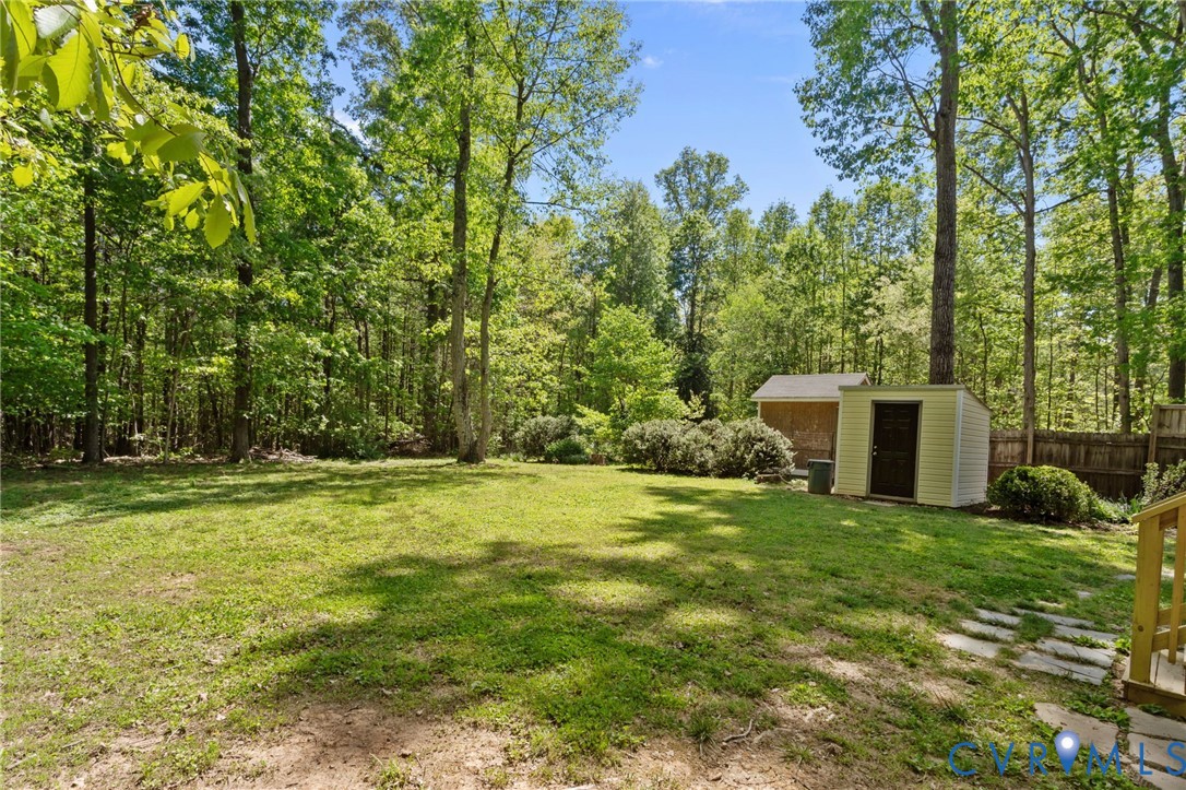 67 Deer Drive Gum Spring, VA 23065 - Photo 19 of 25 Back yard with Shed