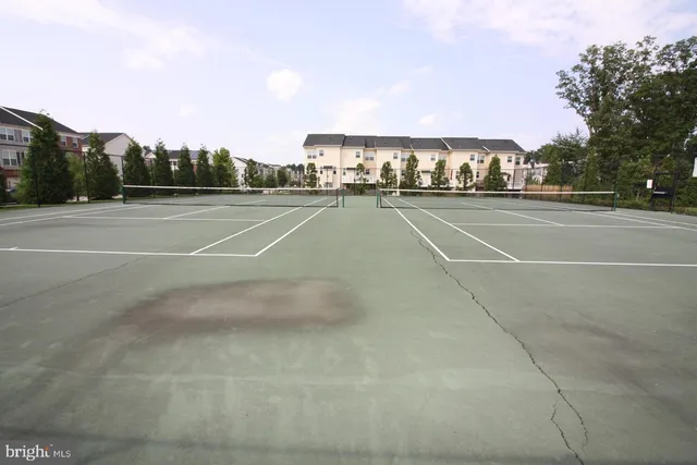 a view of tennis court