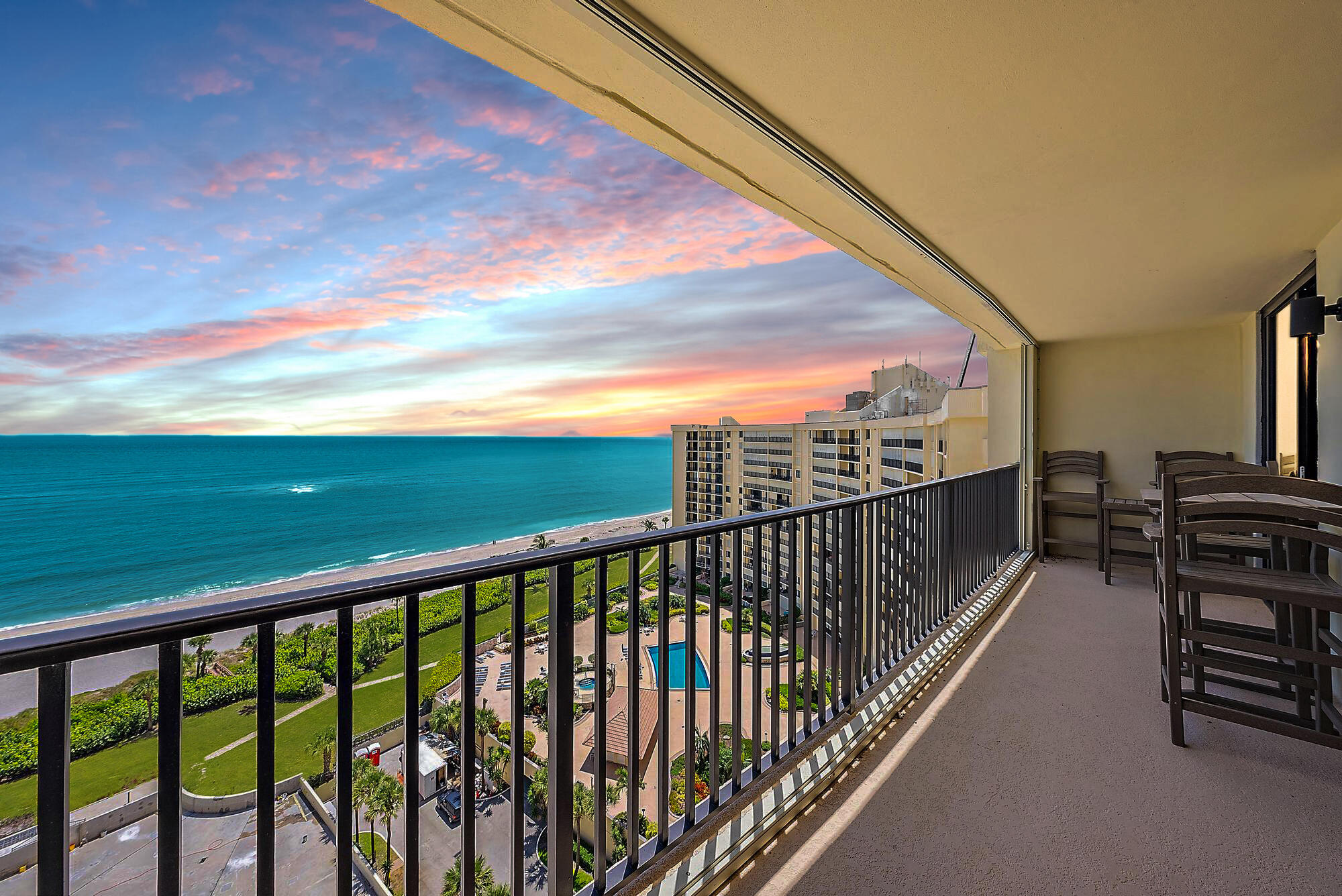 400 Ocean Trail Way, Unit 1409 Jupiter, FL 33477 - Photo 16 of 30 a view of balcony with furniture