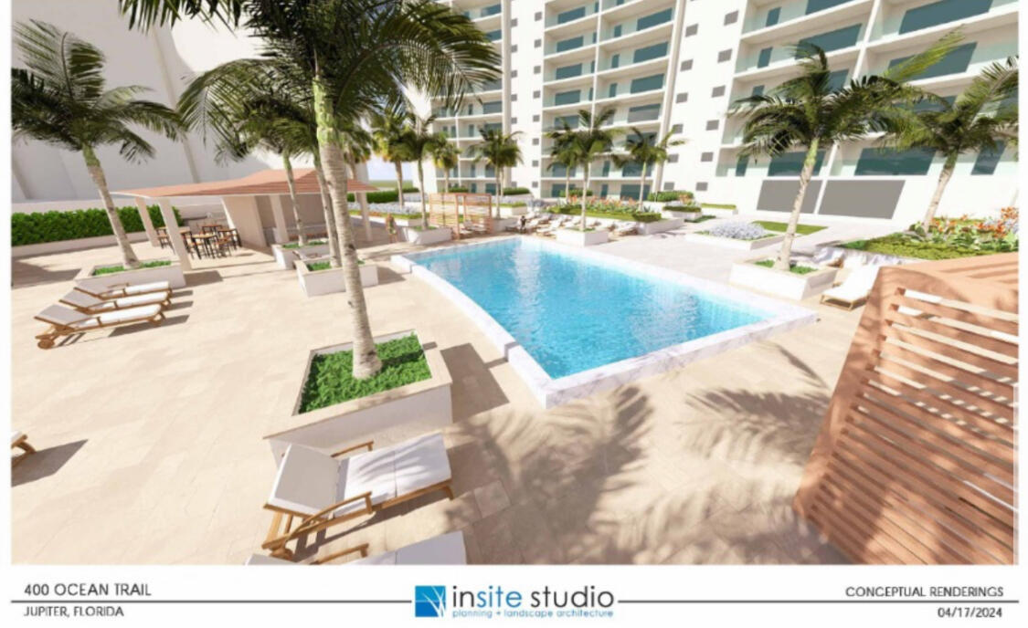 400 Ocean Trail Way, Unit 1409 Jupiter, FL 33477 - Photo 28 of 30 a view of a swimming pool with outdoor seating