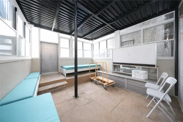 a living room with a couch