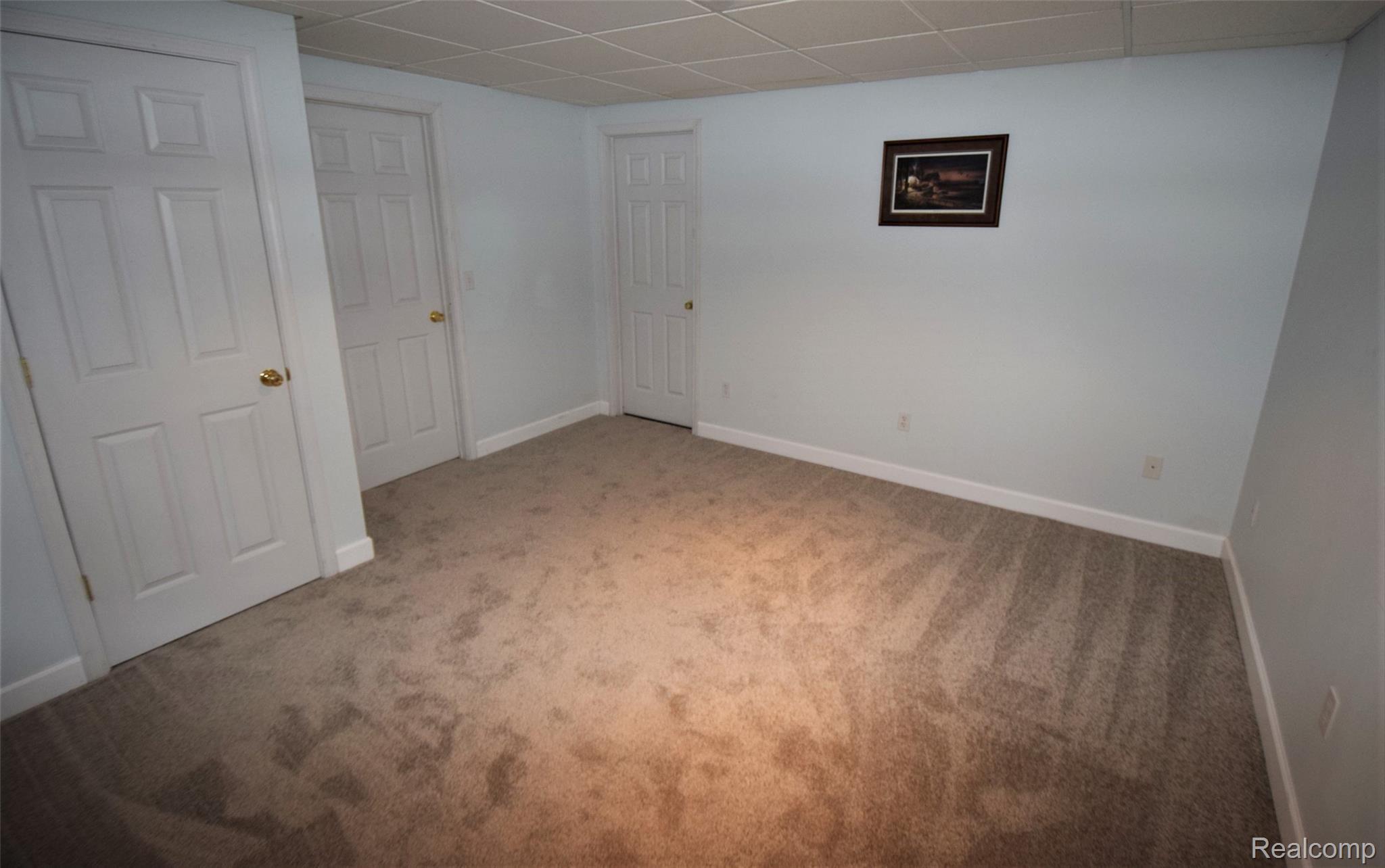 13586 Hannan Road Romulus, MI 48174 - Photo 38 of 64 Bonus finished room in the basement with closet