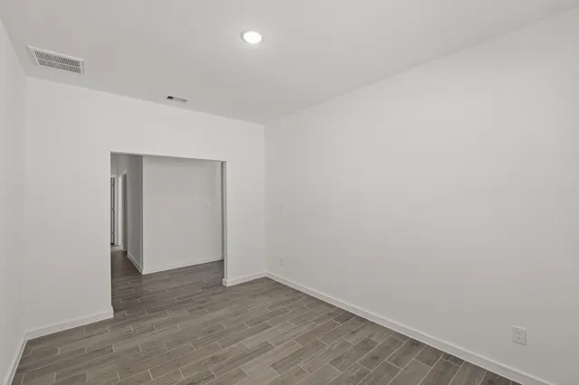 a view of an empty room