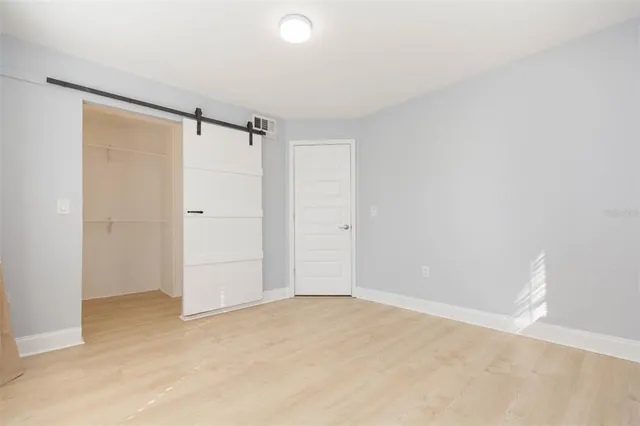 a view of an empty room