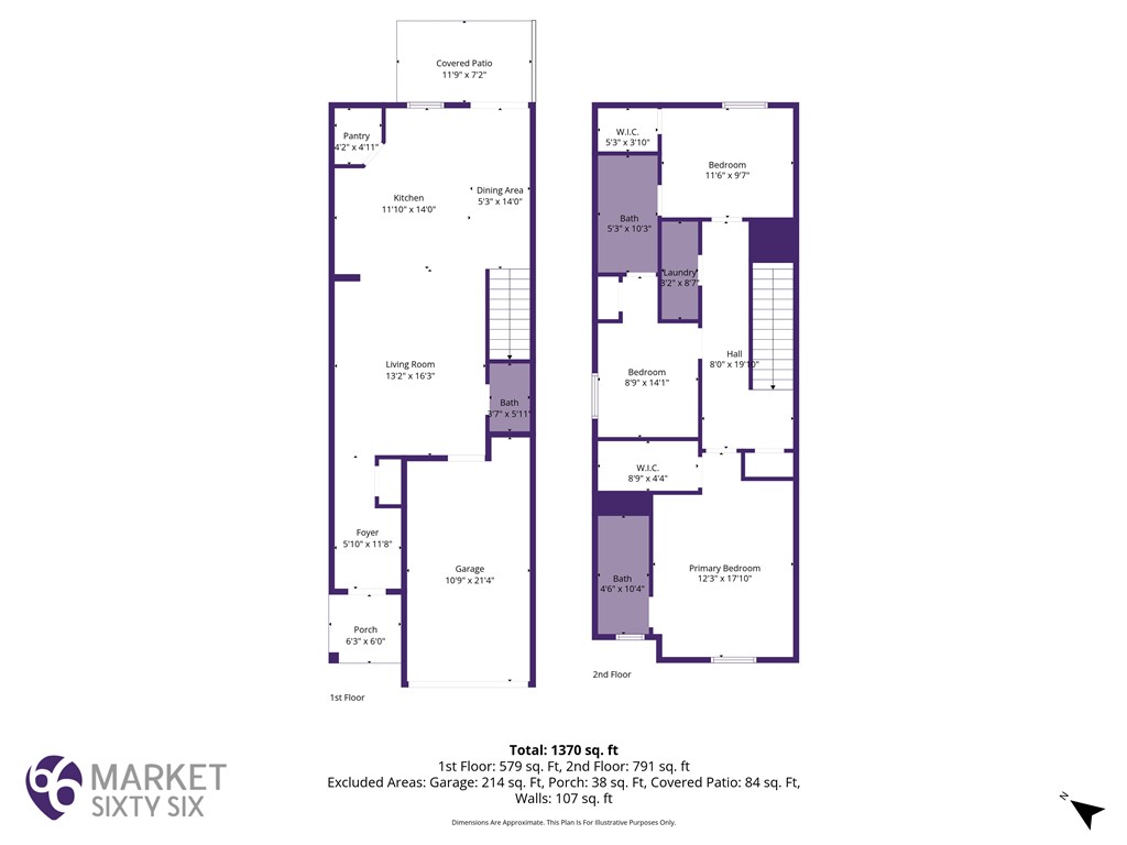 221 Samuel Street Pendleton, SC 29670 - Photo 34 of 34 This floor plan details the layout across two stories, offering a clear vision of the home's flow.
