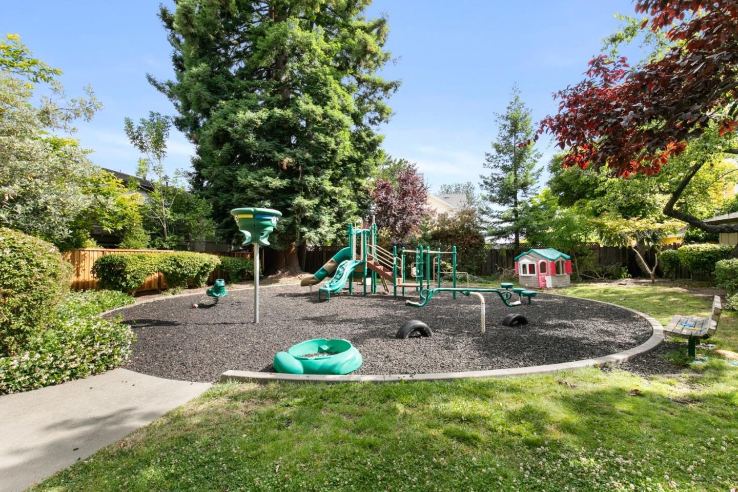 108 East Middlefield Road, Unit D Mountain View, CA 94043 - Photo 21 of 23 a view of a house with backyard