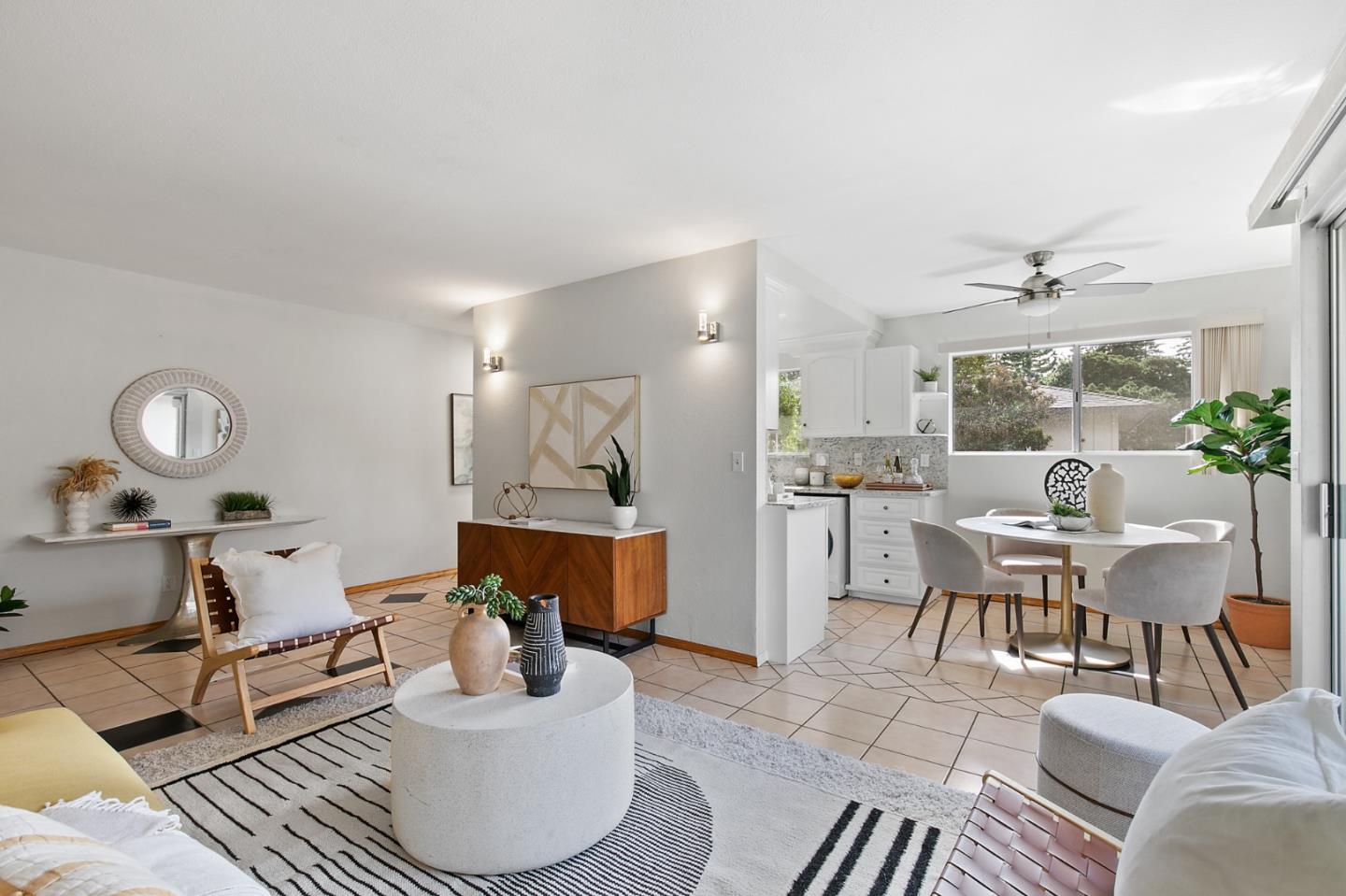 108 East Middlefield Road, Unit D Mountain View, CA 94043 - Photo 5 of 23 a living room with furniture and a wooden floor