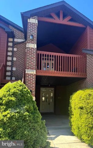 a view of a balcony with a swing