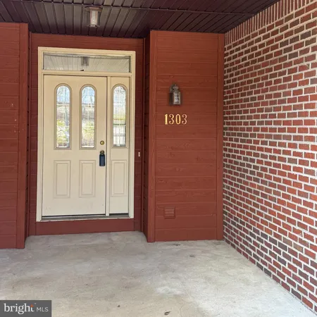 a front view of a house with entryway
