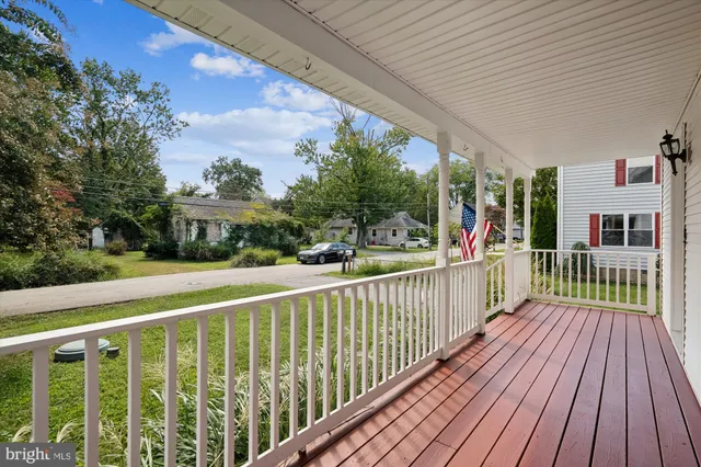 a view of city from a balcony