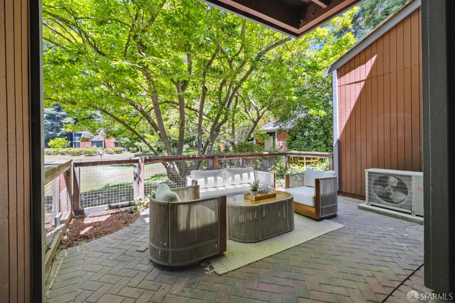 229 Cypress Point Drive Mountain View, CA 94043 - Photo 17 of 32 a view of a balcony with chairs