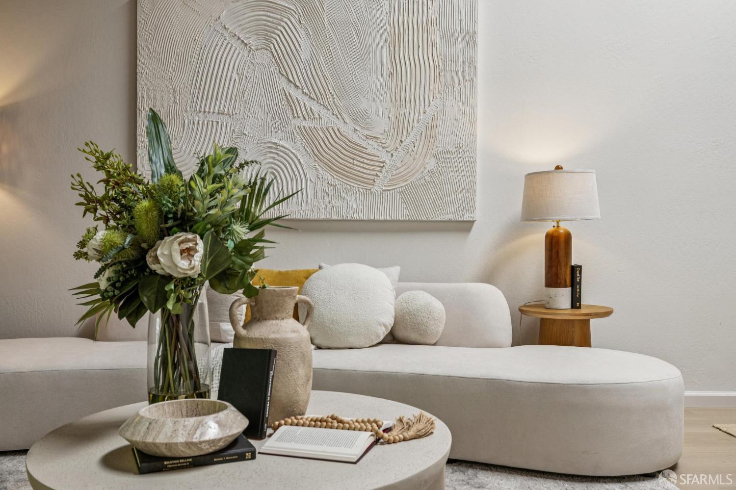 229 Cypress Point Drive Mountain View, CA 94043 - Photo 3 of 32 a living room with furniture and a potted plant