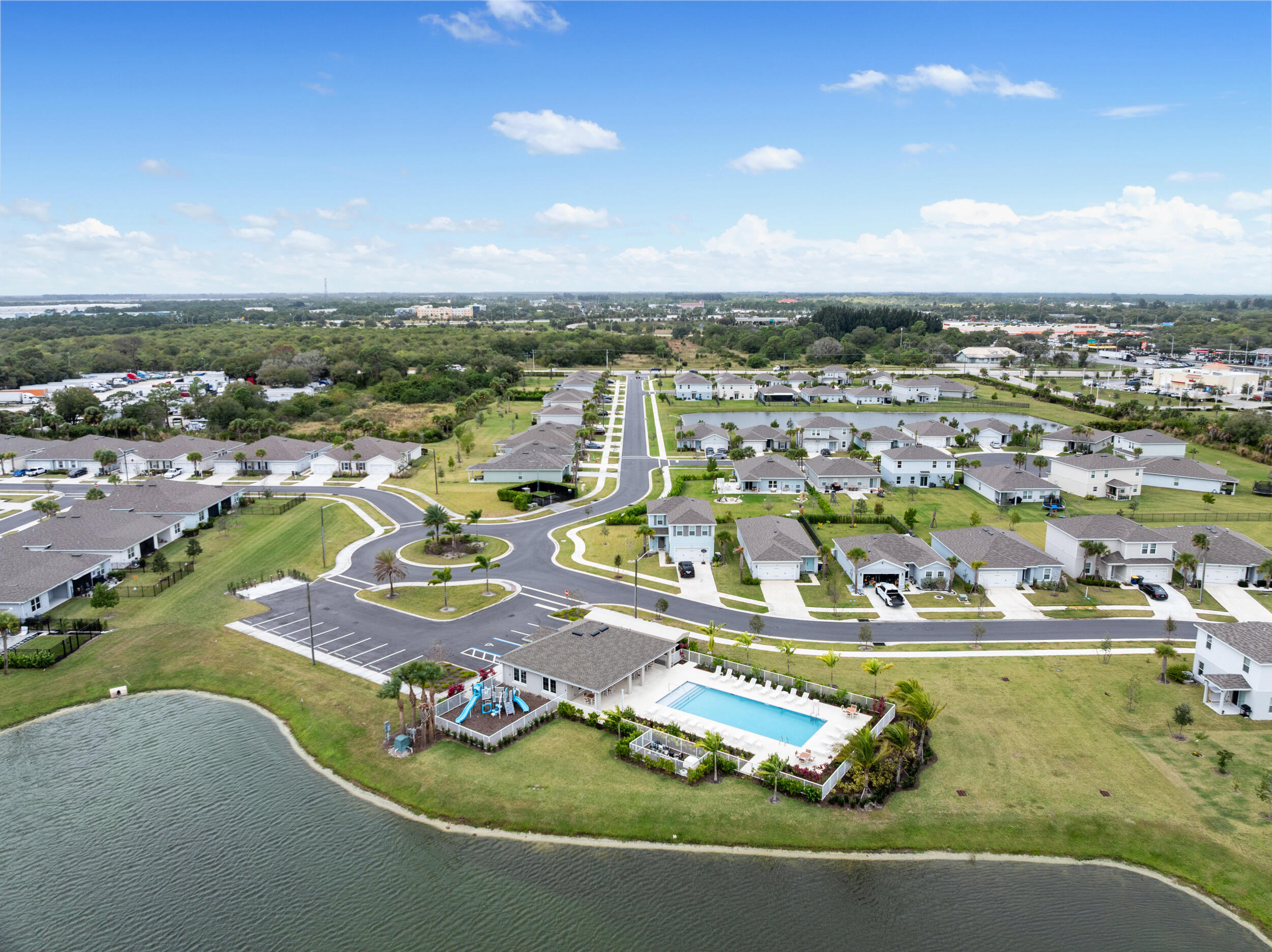 271 Raspberry Road Fort Pierce, FL 34981 - Photo 42 of 42 an aerial view of residential houses with outdoor space