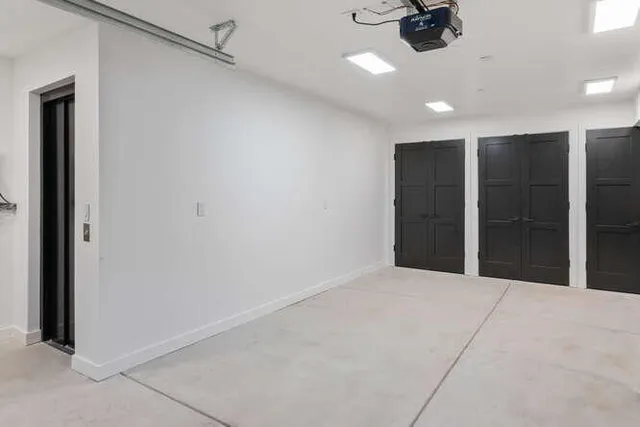 a view of an empty room