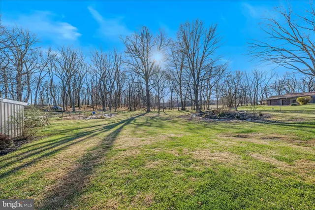 a view of swimming pool with a yard