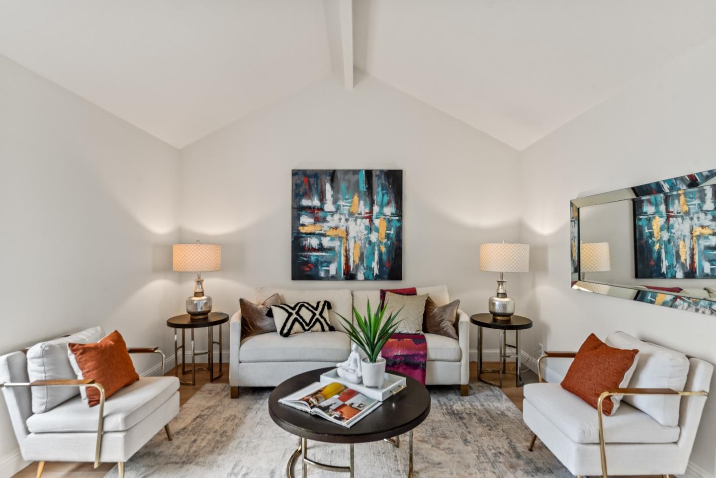 2929 Roma Court Santa Clara, CA 95051 - Photo 1 of 1 a living room with furniture and a lamp