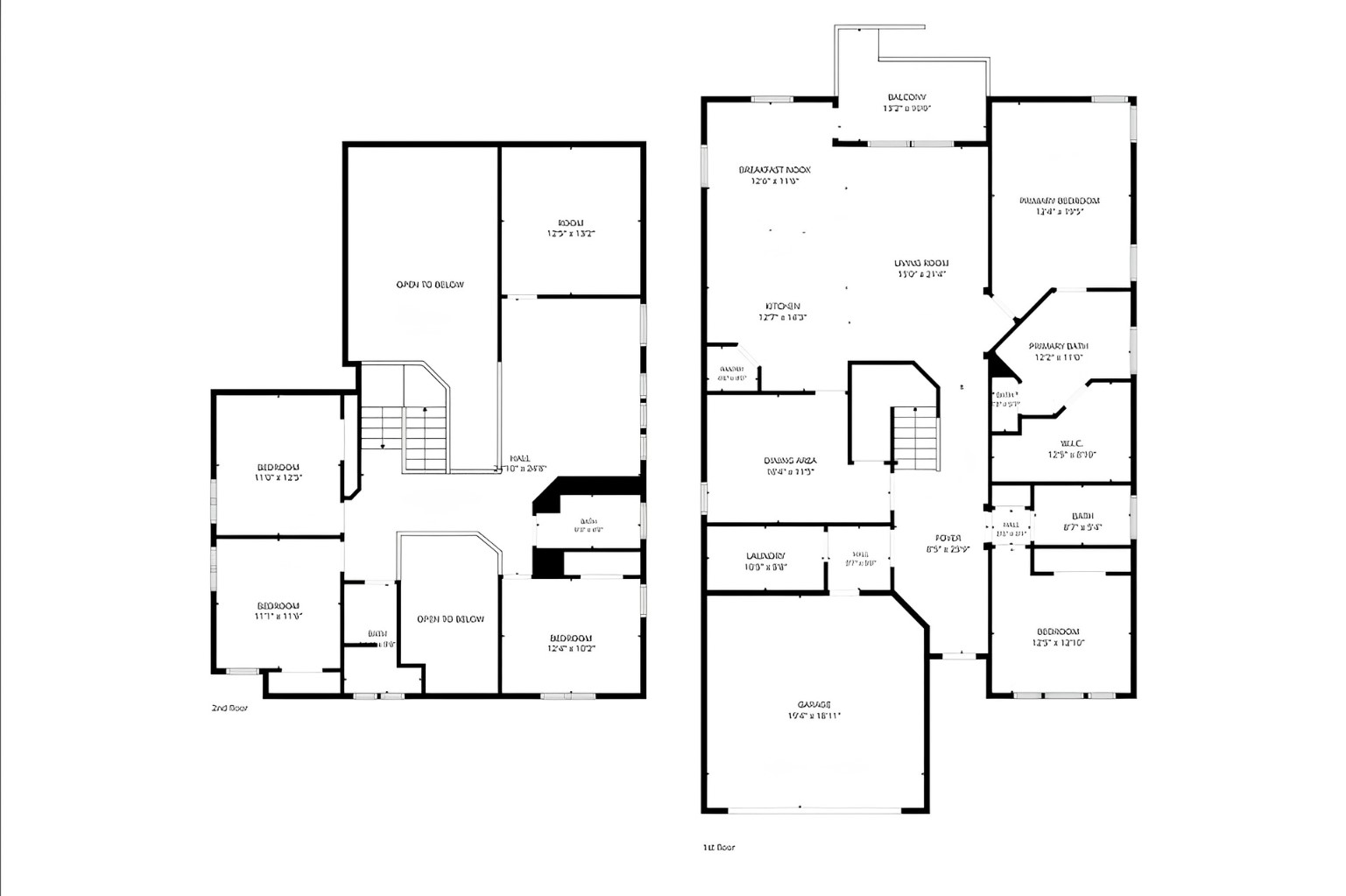 304 Santa Maria Street Georgetown, TX 78628 - Photo 37 of 37 Visualize your future in this detailed floor plan showcasing two levels of thoughtful design.